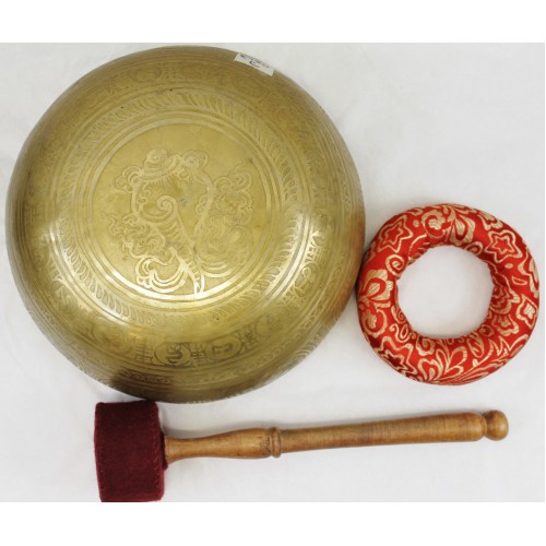 Yogi Chakra Gong tibetain martelé Ø 60 cm 4kg900 Tibet Nepal 26767 - Granith